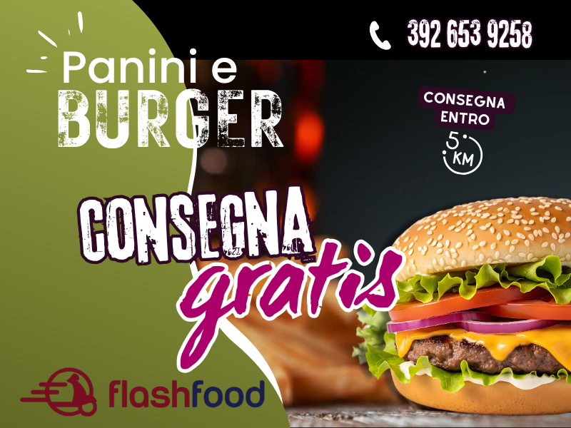 FLASHFOOD CONSEGNA GRATUITA HAMBURGER
